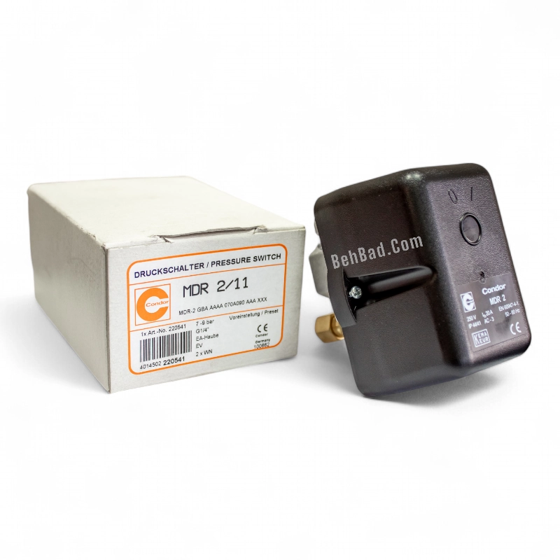 پرشر سوئیچ (کلید اتومات) تکفاز Condor آلمان مدل MDR 2-11